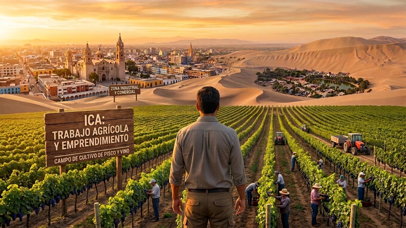 Los mejores sectores para trabajar en Ica